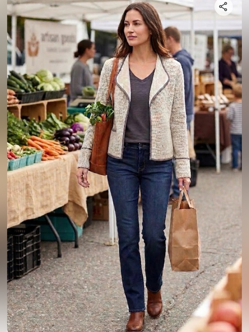 Women’s Lilla P knit open front sweater